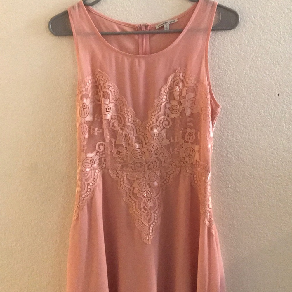 Light pink cocktail dress